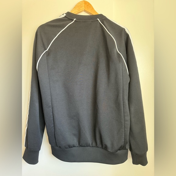 Adidas black three stripe track jacket - Picture 3 of 3